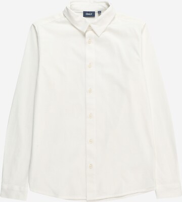 Coupe regular Chemise 'MILES' KIDS ONLY en blanc : devant