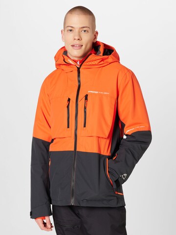 PROTEST Sports jacket 'TONEGA' in Orange: front