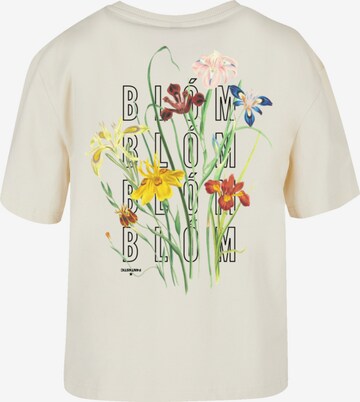 F4NT4STIC T-Shirt 'Blóm Blumenstrauss' in Beige