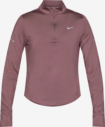 NIKE Функциональная футболка 'SWIFT' в Лиловый: спереди