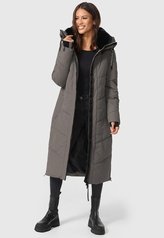 MARIKOO Winter Coat 'Nadaree XVI' in Grey