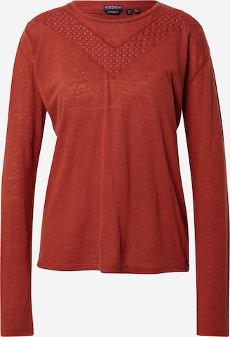 Superdry Shirt 'Rock' in Bruin: voorkant