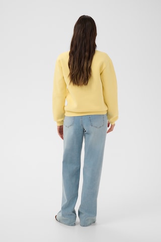 Sweat-shirt Kaffe en jaune