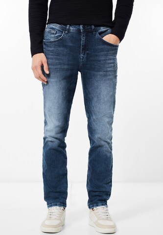 Street One MEN Flared Jeans in Blue: front