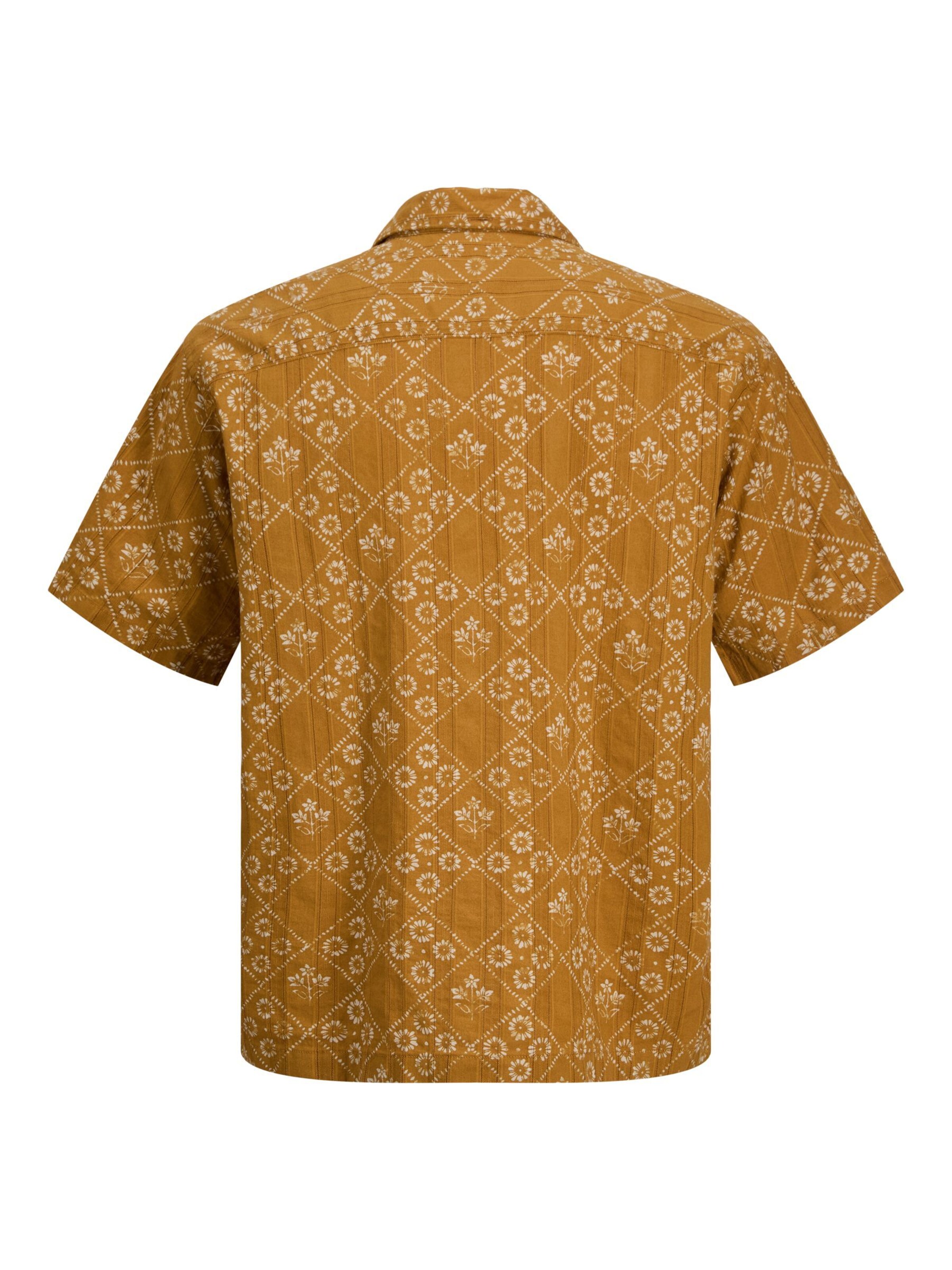 JACK & JONES Comfort fit Overhemd in Geel