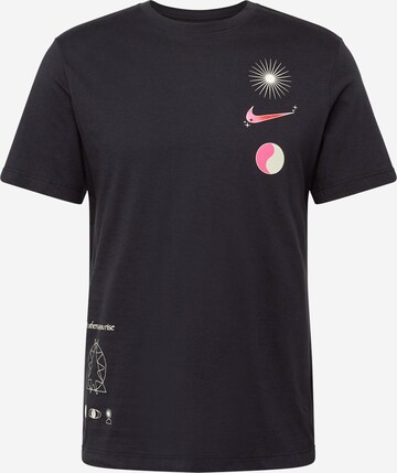 Nike Sportswear - Camiseta en negro: frente