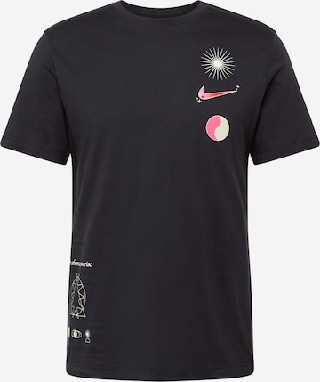 Tricou de la Nike Sportswear pe negru: față