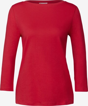 STREET ONE Basic Shirt in Rot: Vorderseite