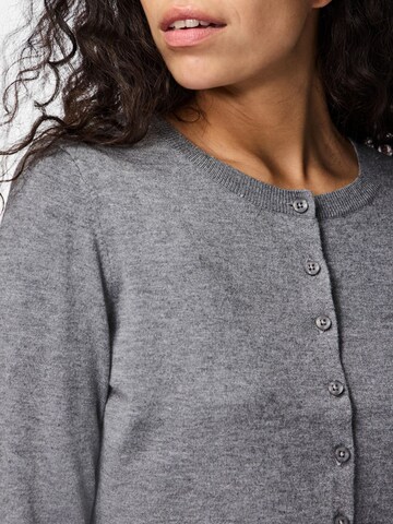 PIECES Strickjacke 'NATALIE' in Grau