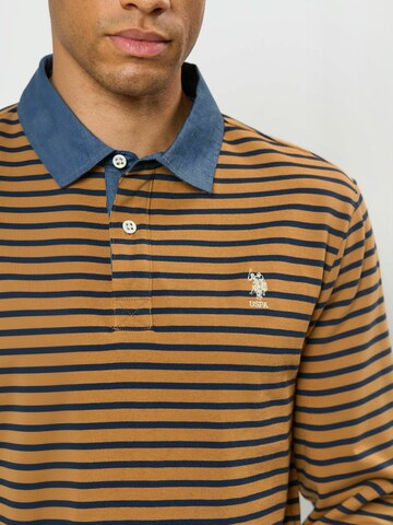 U.S. POLO ASSN. Regular fit Overhemd ' UMDex ' in Bruin