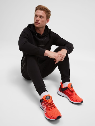 CAMP DAVID Leichter Sneaker im Strick-Design in Rot