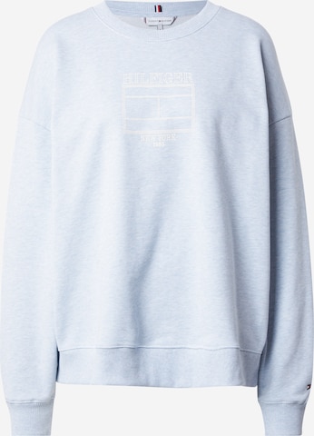 Sweat-shirt TOMMY HILFIGER en bleu : devant
