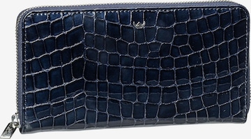 GOLDEN HEAD Wallet 'Cayenne' in Blue: front