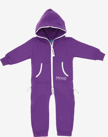 Moniz Dungarees in Purple: front