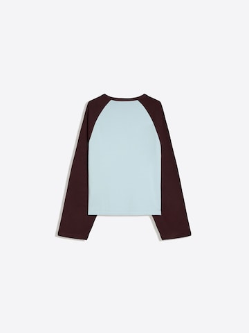 BershkaSweater majica - plava boja