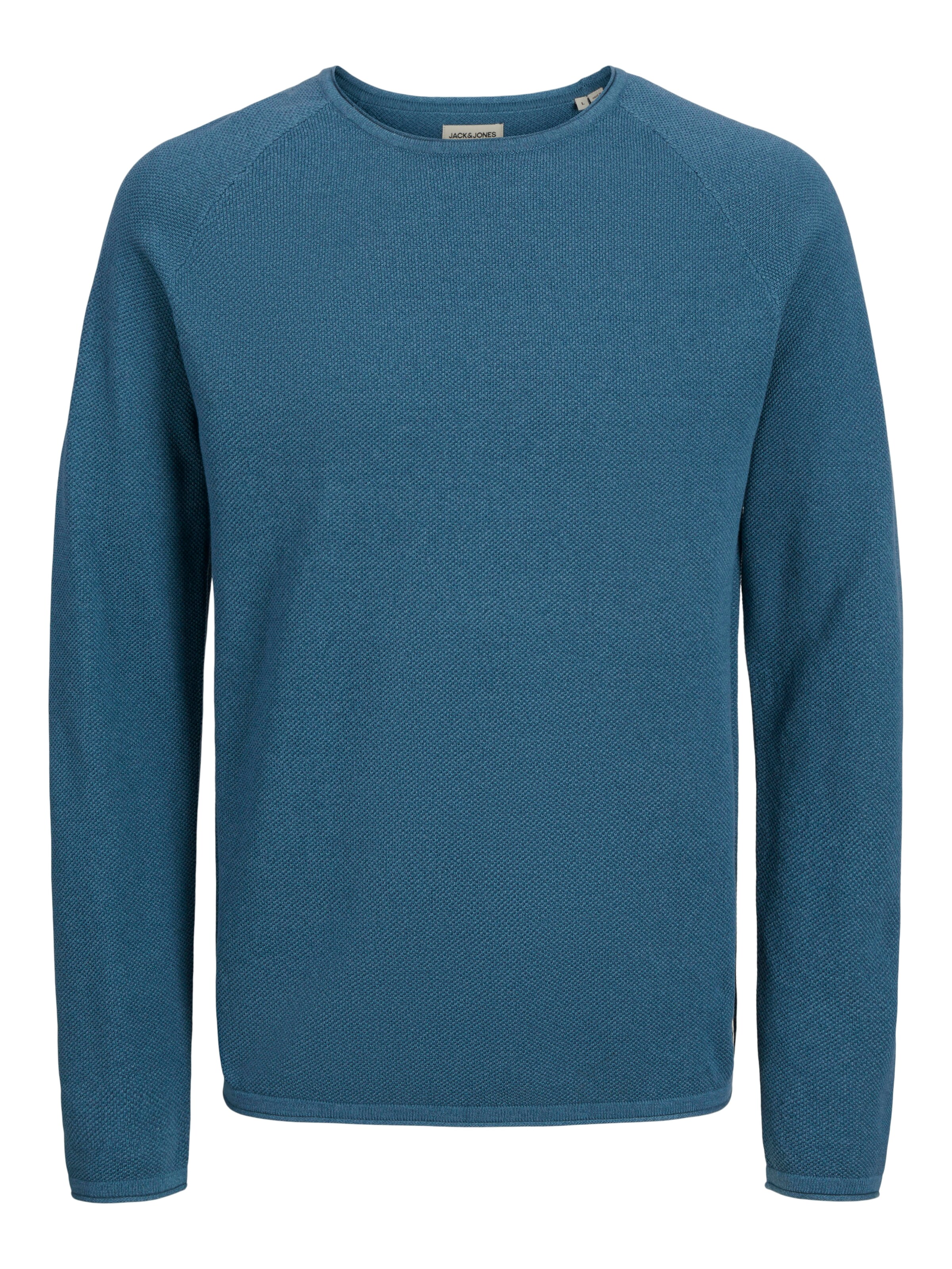 JACK & JONES Regular fit Sweater 'JJEHill' in Blue: front