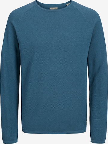 JACK & JONES Pullover 'JJEHill' in Blau: Vorderseite