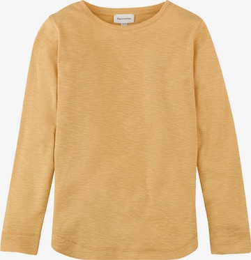 hessnatur T-shirt i gul: framsida