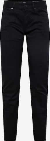 BOSS Orange Slimfit Jeans 'Delaware' i svart: framsida