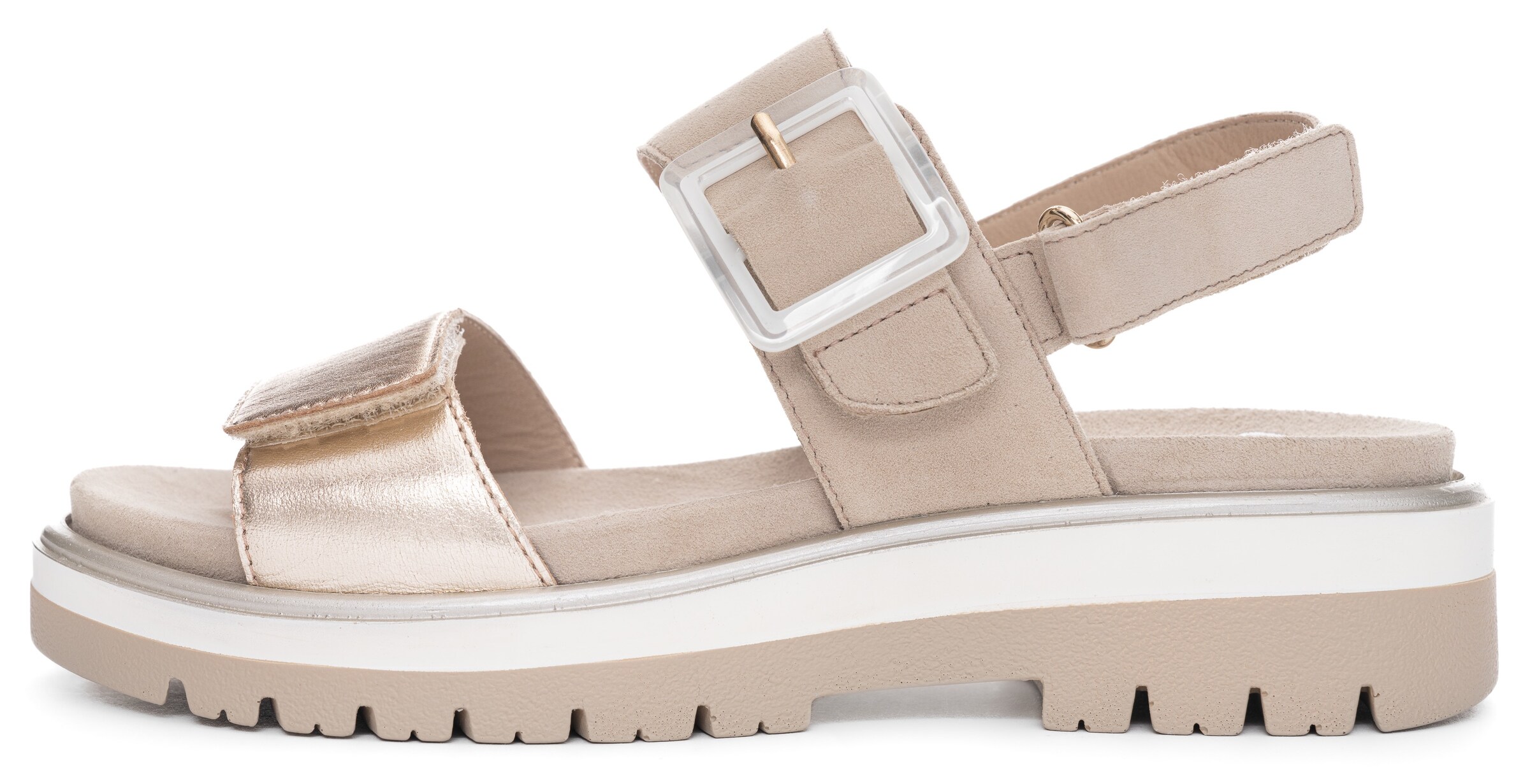 ARA Strap Sandals in Beige