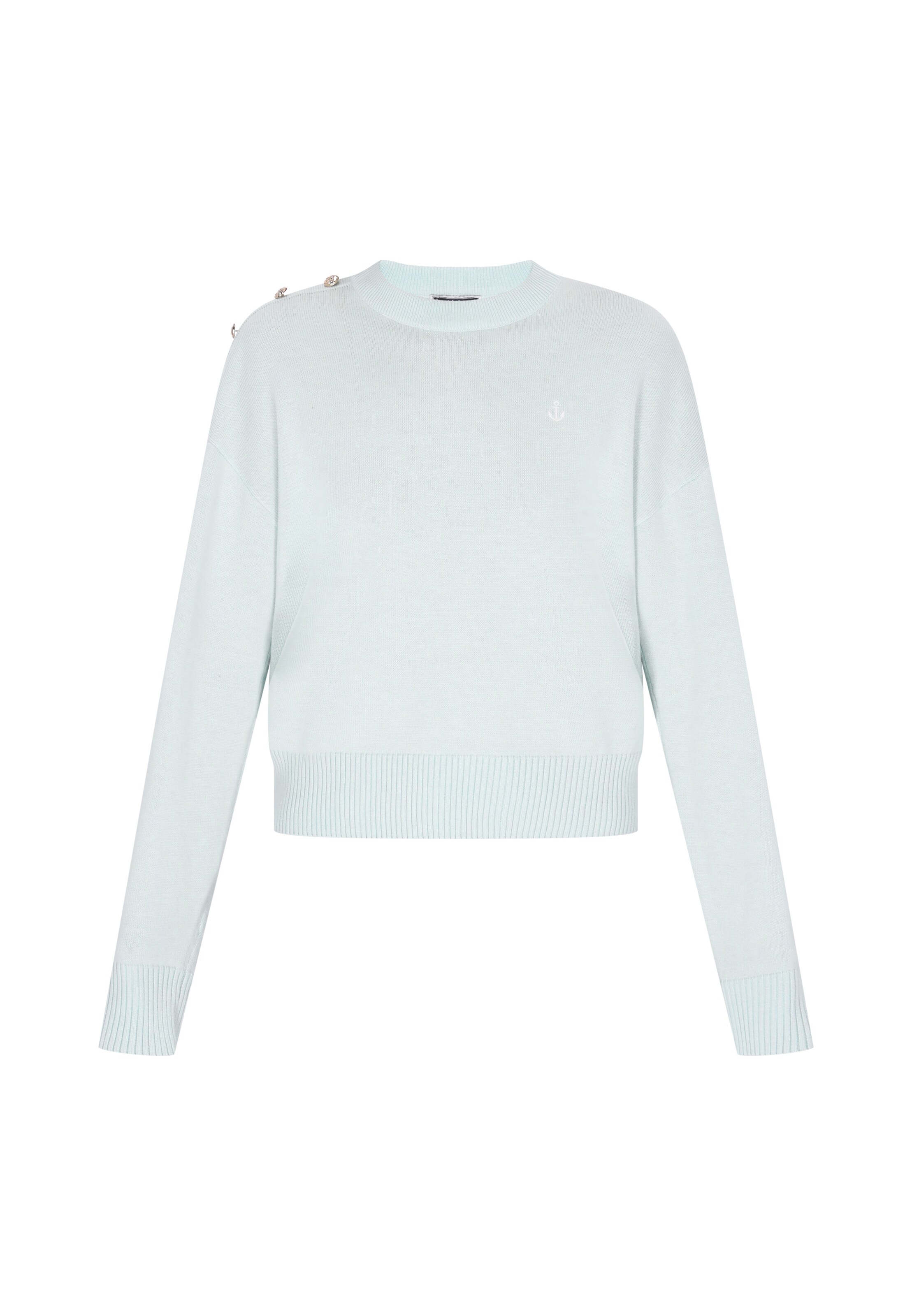 DreiMaster Maritim Pullover in Grün: Vorderseite