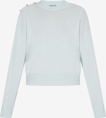 DreiMaster Maritim Pullover in Grün: Vorderseite