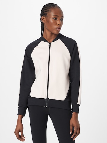 ESPRIT Sports sweat jacket in Black: front