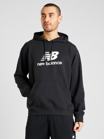 new balance Bluzka sportowa w kolorze czarny: przód