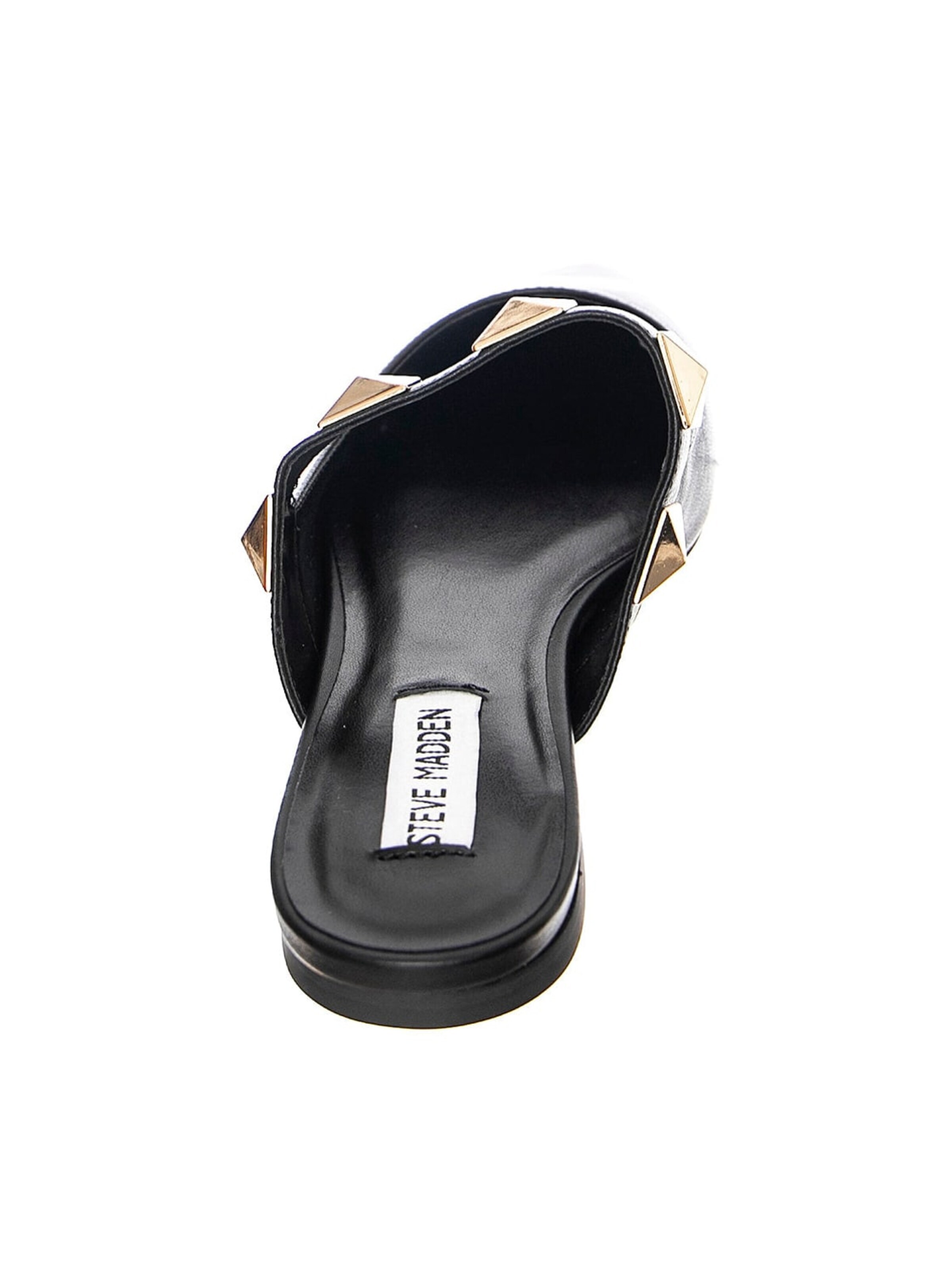 STEVE MADDEN Klapki 'FRAMEWORK BLACK LEATHER' w kolorze czarny