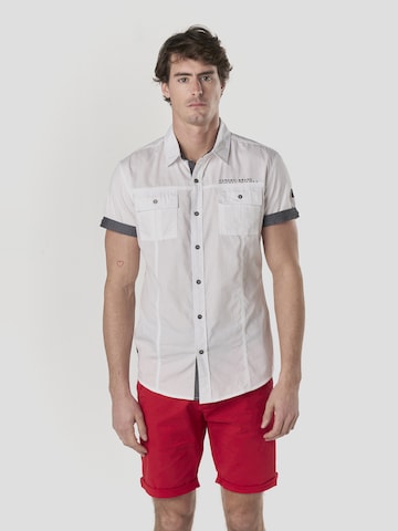 Regular fit Camicia di KOROSHI in bianco: frontale