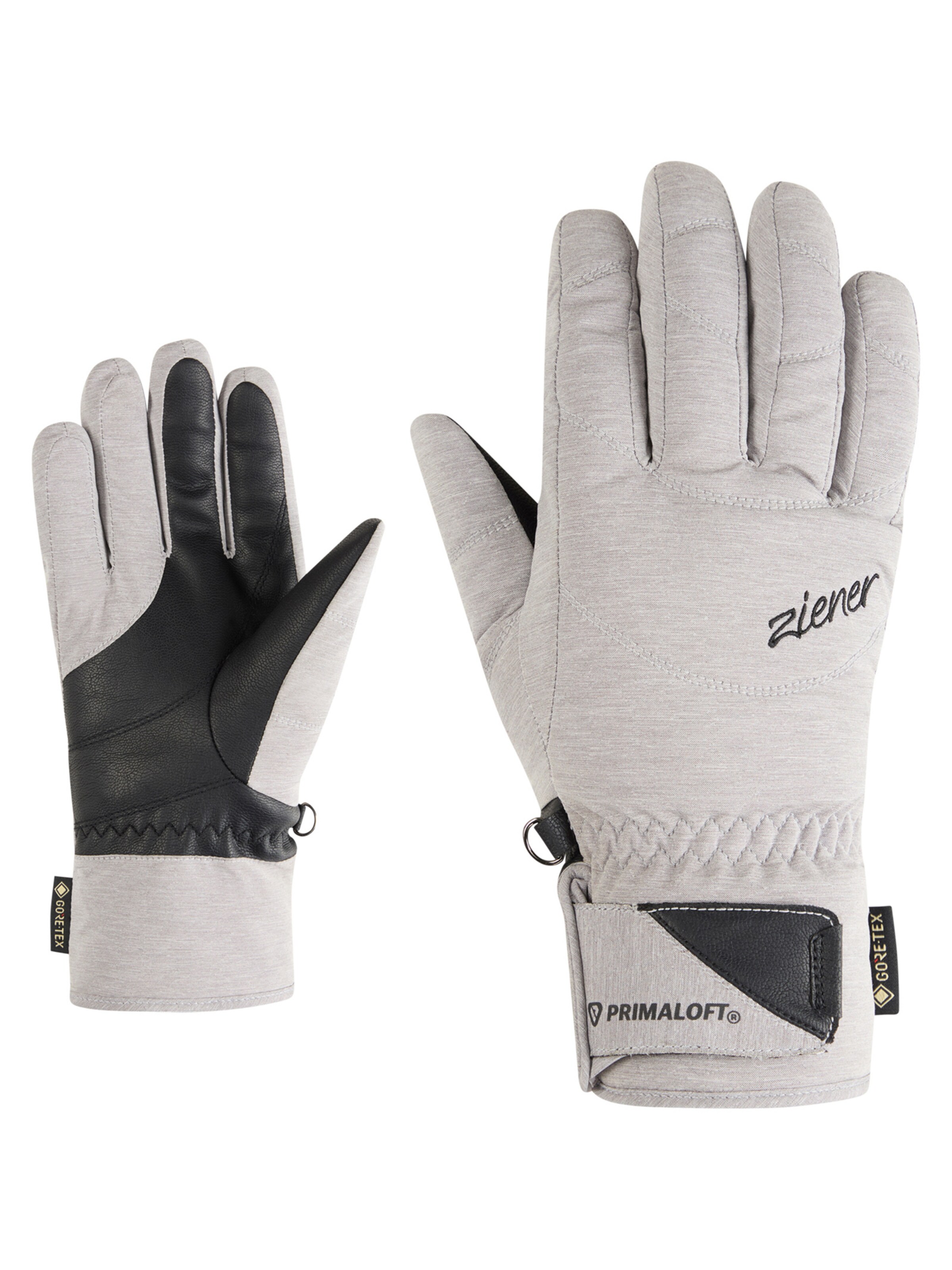 ZIENER Athletic Gloves 'Klenn' in Grey: front