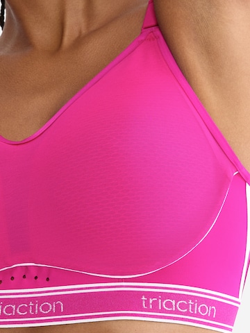 Triumph Triaction Bralette Bra 'Cardio Breeze' in Pink