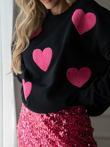 Sweat-shirt MYLAVIE by Sarah Harrison en noir