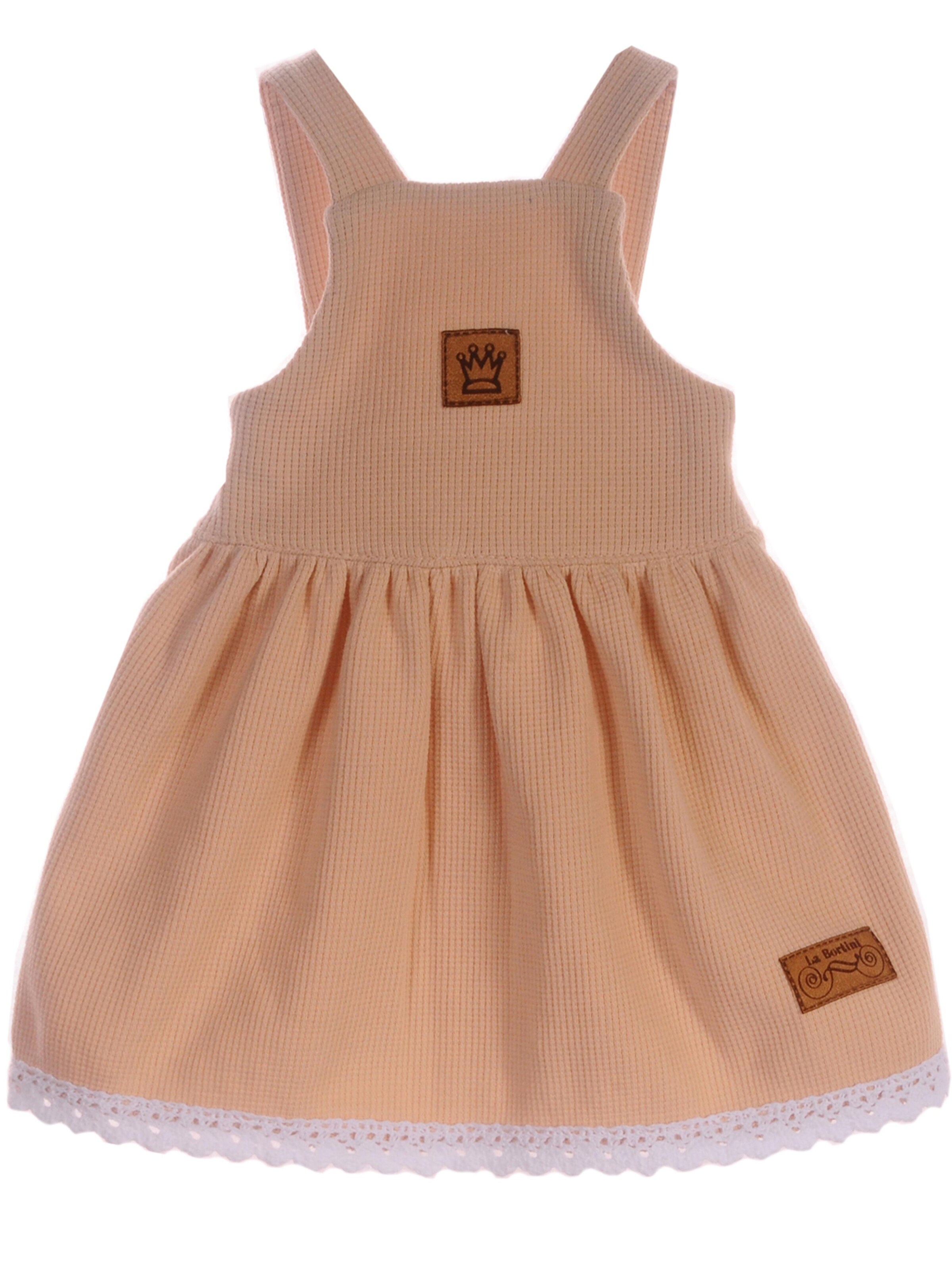 La Bortini Kleid‌‌‌‌‌‌ in Beige: Vorderseite