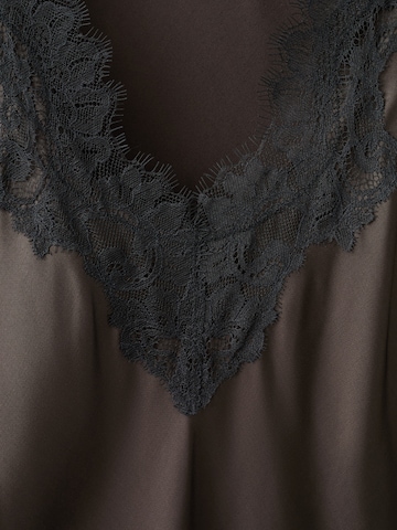 MANGO Kleid 'Merlot' in Braun