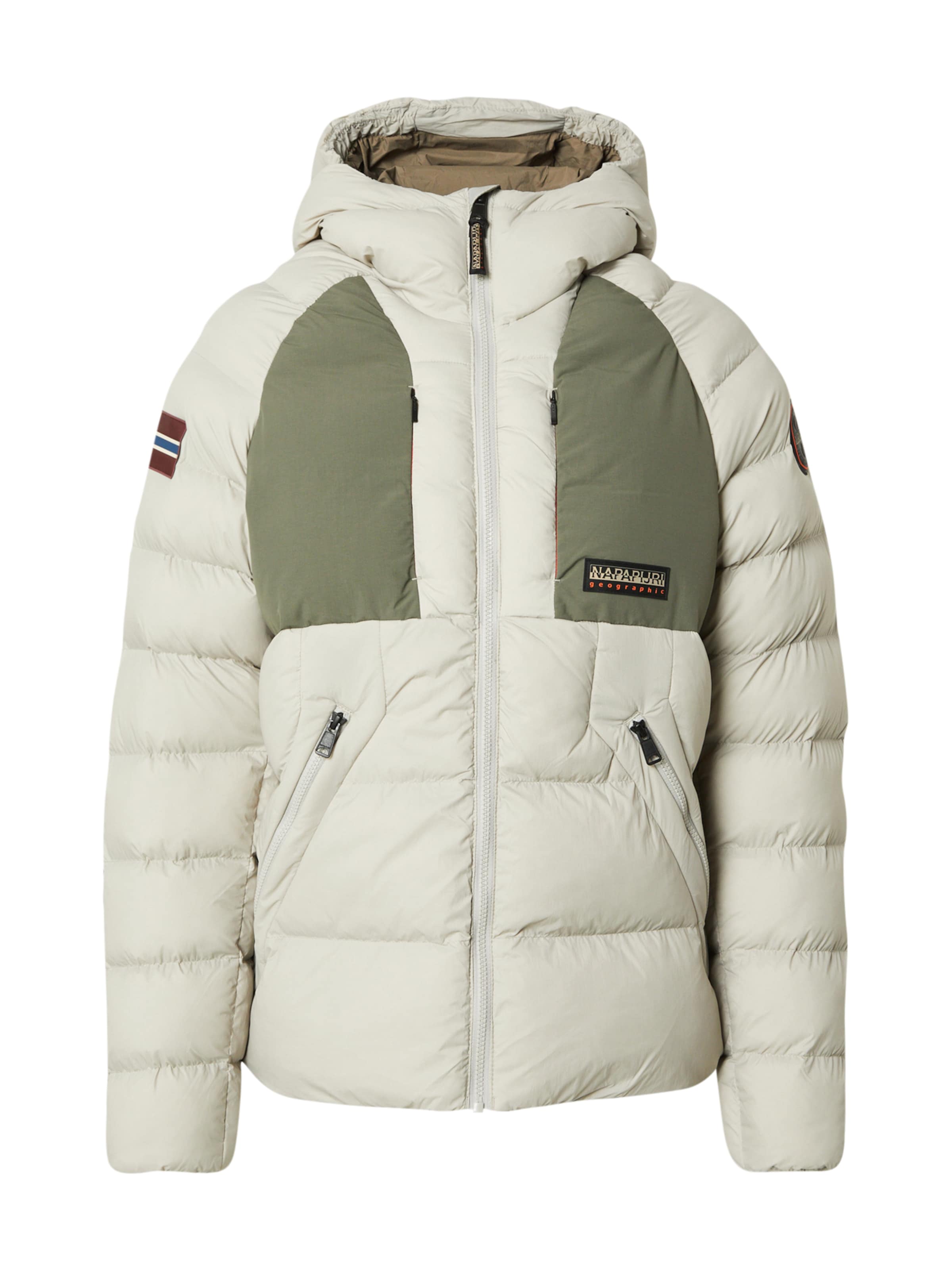 NAPAPIJRI Зимняя куртка 'MOESA' в Серый: спереди