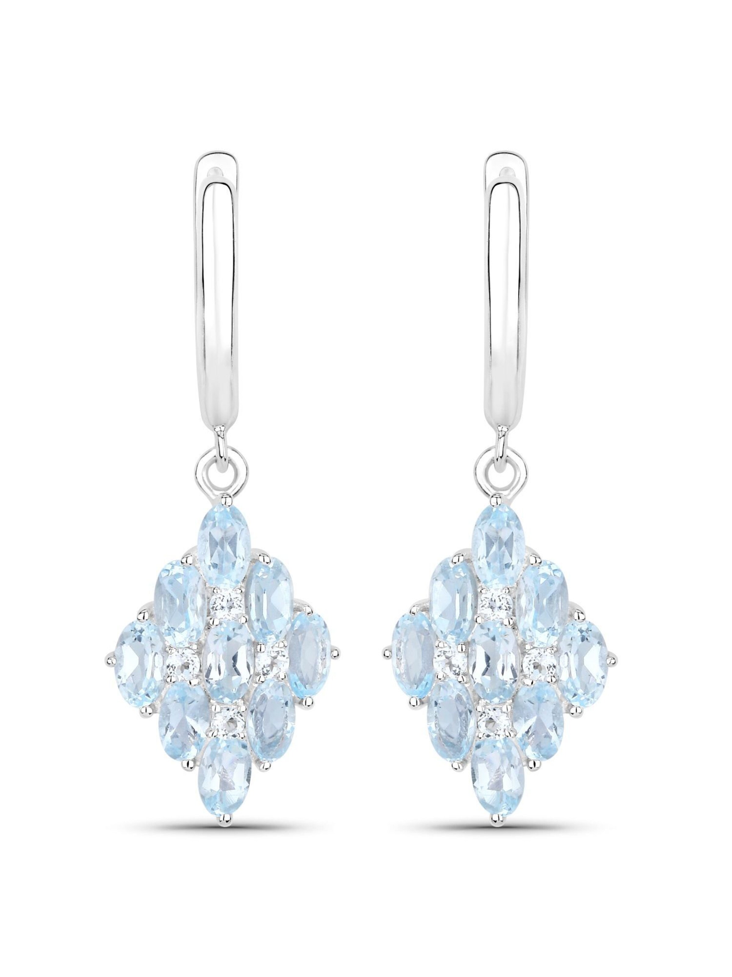 Boucles d'oreilles Rafaela Donata en argent : devant