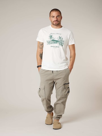 T-Shirt ' JUNGLE ' Deeluxe en blanc