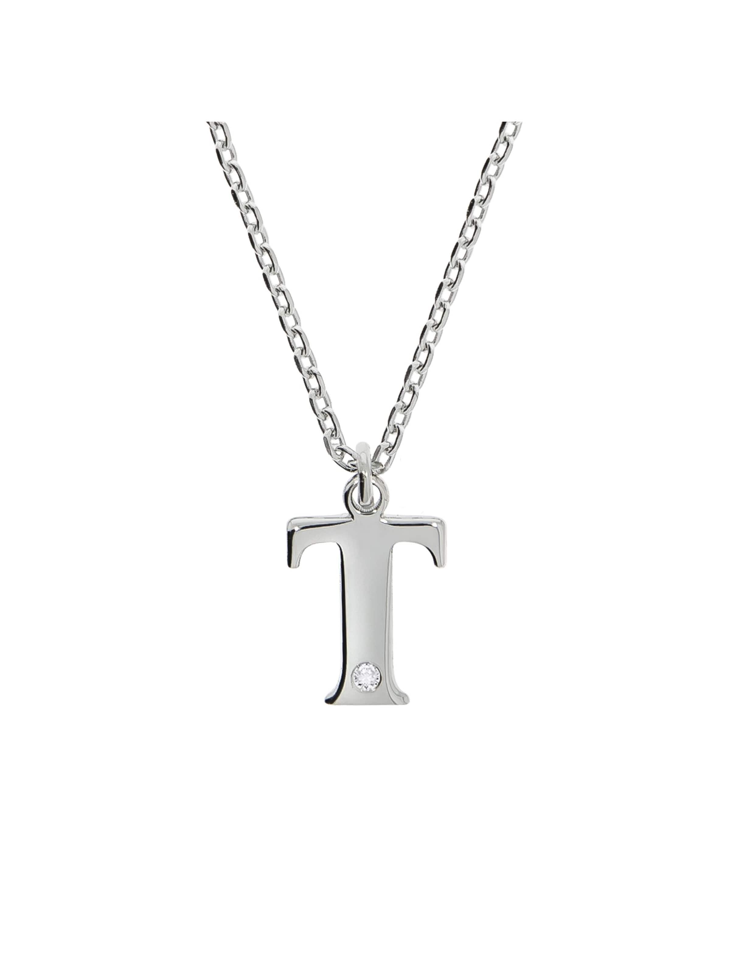 Diamonds by Ellen K. Necklace in White: front