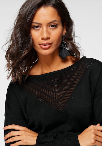 LAURA SCOTT Pullover in Schwarz