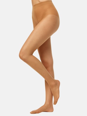 Nur Die Fine tights ' Goodbye Laufmaschen Energy 20 DEN ' in Beige