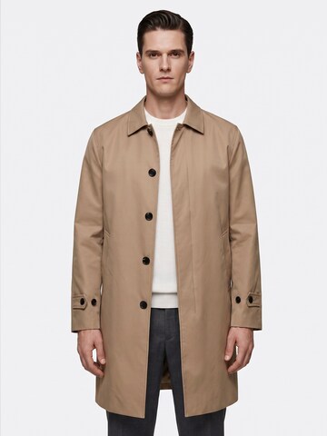 ALLTHEMEN Between-Seasons Coat 'Hauch' in Green