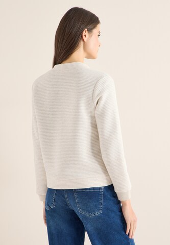 CECIL Sweatjacke in Beige