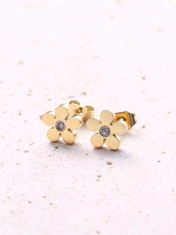 Hey Happiness - Pendientes 'Forget-Me-Not' en oro