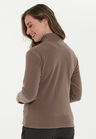 Whistler Athletic Fleece Jacket 'Cocoon' in Brown