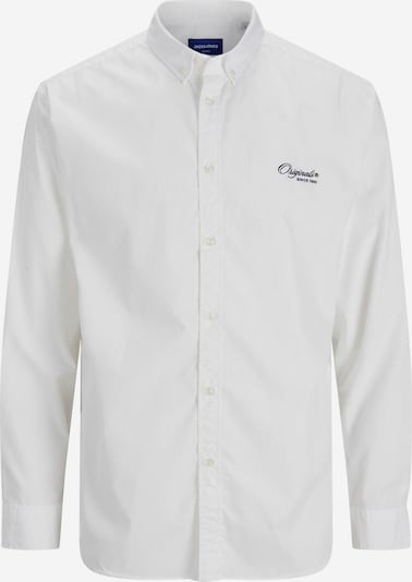 JACK & JONES Overhemd 'Brink' in de kleur Donkerblauw / Zwart / Wit, Productweergave