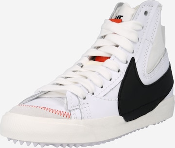 Baskets hautes 'BLAZER MID 77 JUMBO' Nike Sportswear en blanc : devant