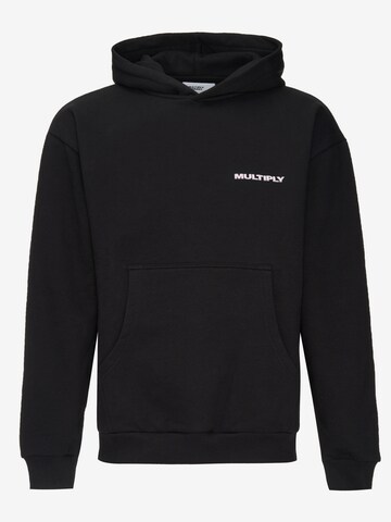 Multiply Apparel Sweatshirt in Zwart: voorkant