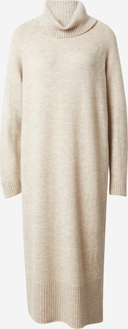ONLY Knitted dress 'BRANDIE' in Beige: front