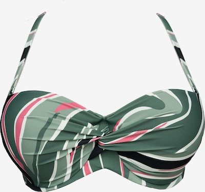 SugarShape Bikinitoppi 'Mambo' koossa 65/D värissä kuusi / vaaleanvihreä / musta, Tuotenäkymä